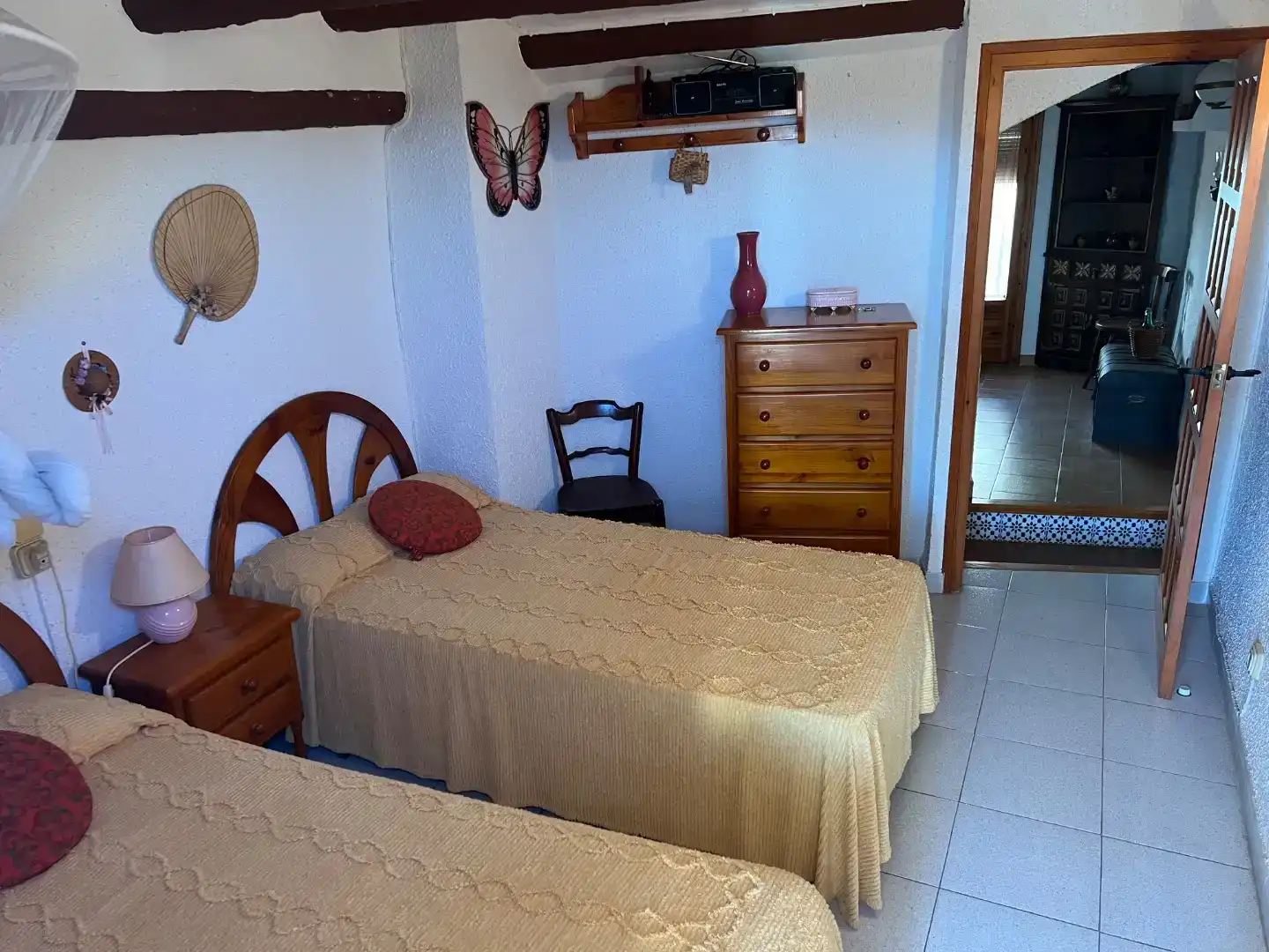 Dormitori de Casa adosada en venda en Xerta amb Moblat i Balcó