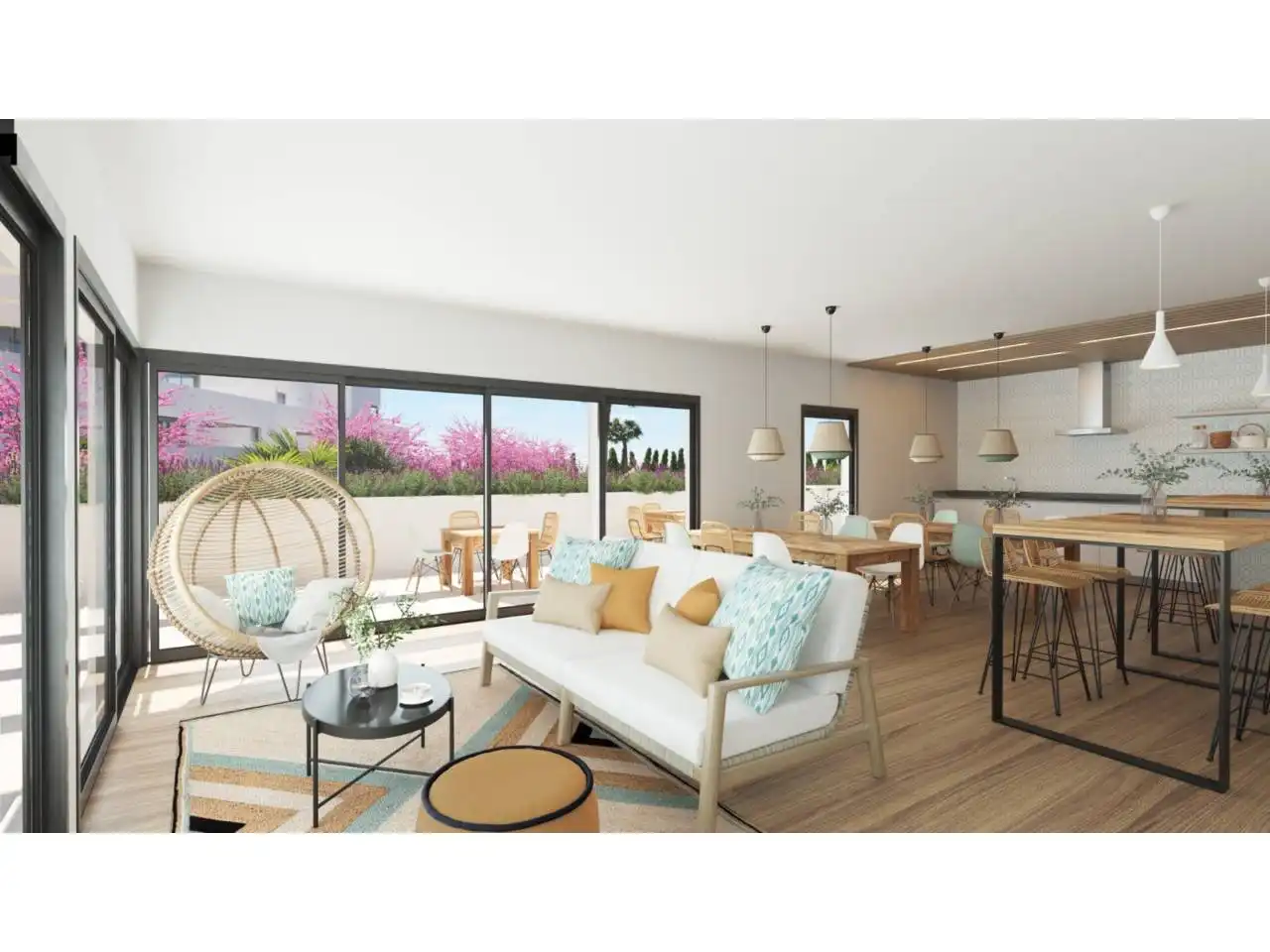 Sala d'estar de Àtic en venda en Estepona Pueblo
