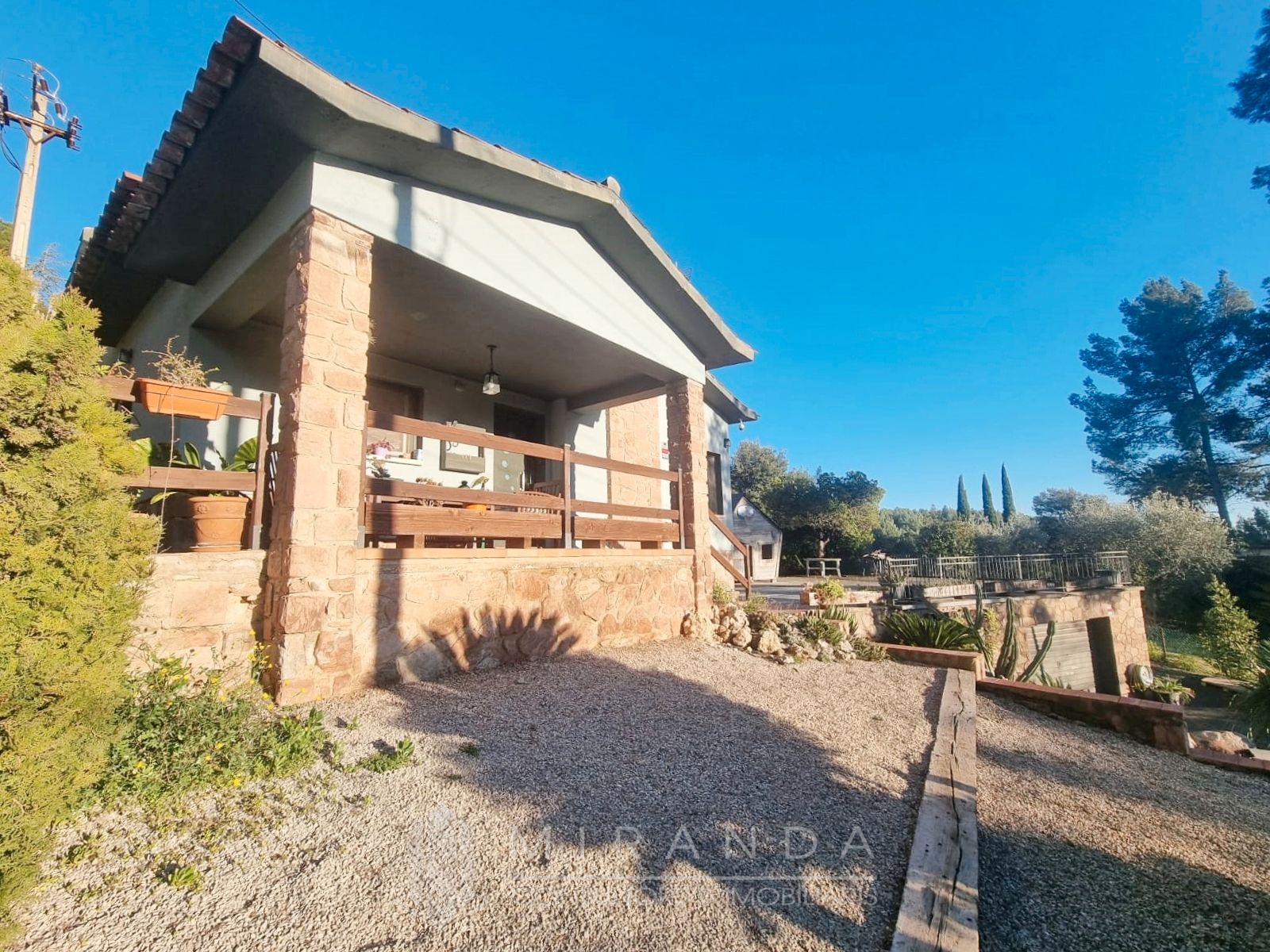 Exterior view of House or chalet for sale in Bigues i Riells del Fai  with Air Conditioner, Heating and Private garden