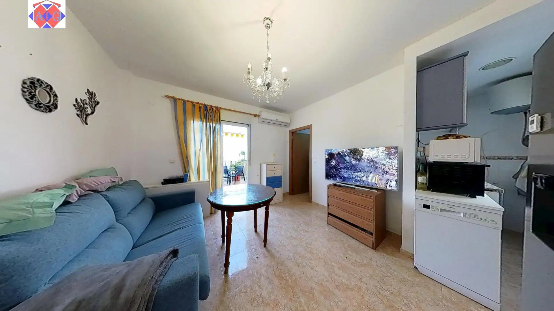 Living room of Apartments for sale in Gualchos  with Air Conditioner, Terrace and Storage room