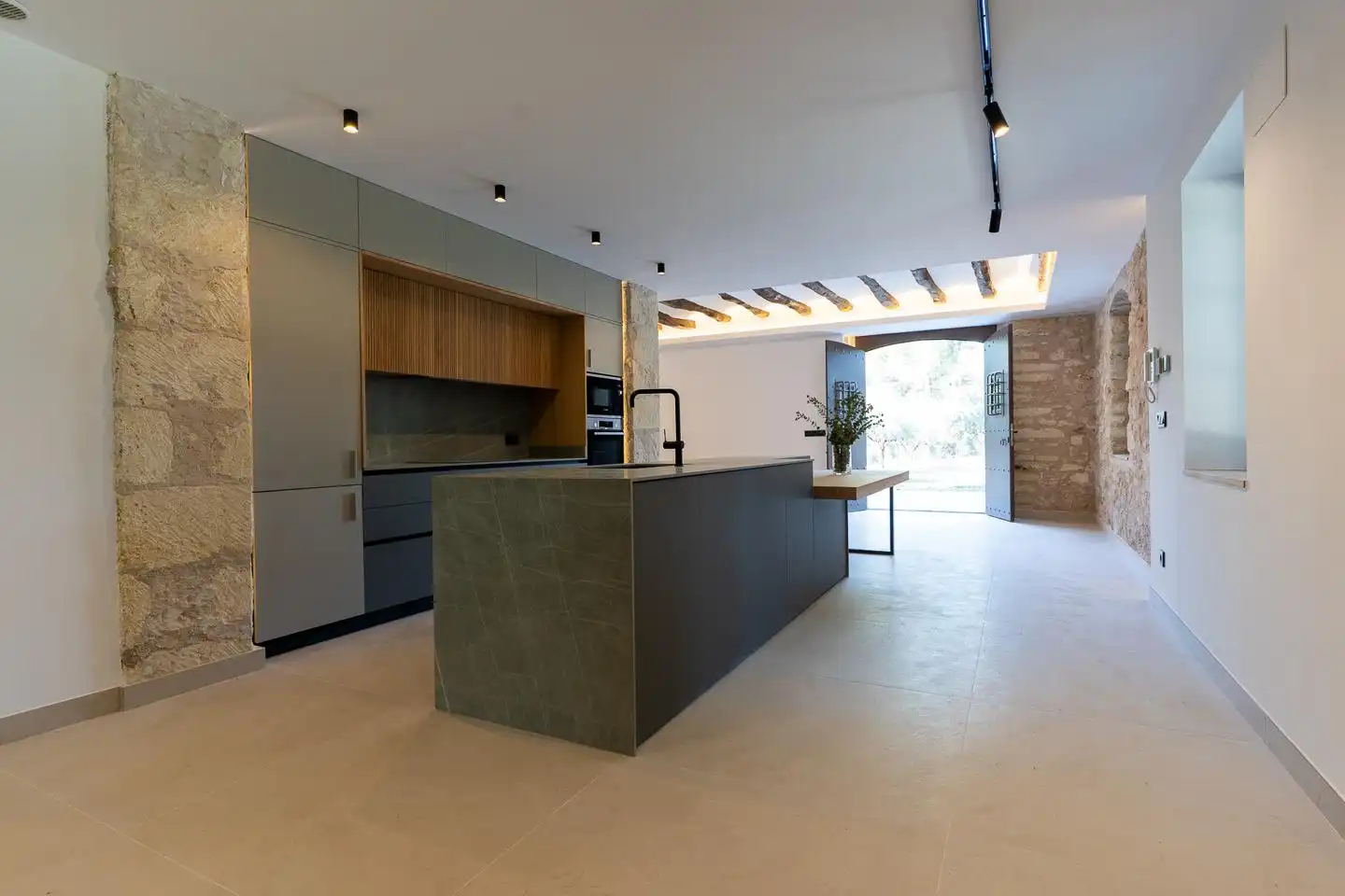 Cocina de Casa o chalet en venta en Cocentaina con Aire acondicionado, Jardín privado y Terraza