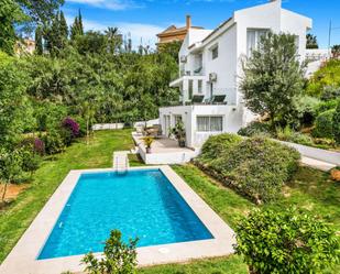 Garden of House or chalet for sale in Marbella  with Air Conditioner, Terrace and Swimming Pool