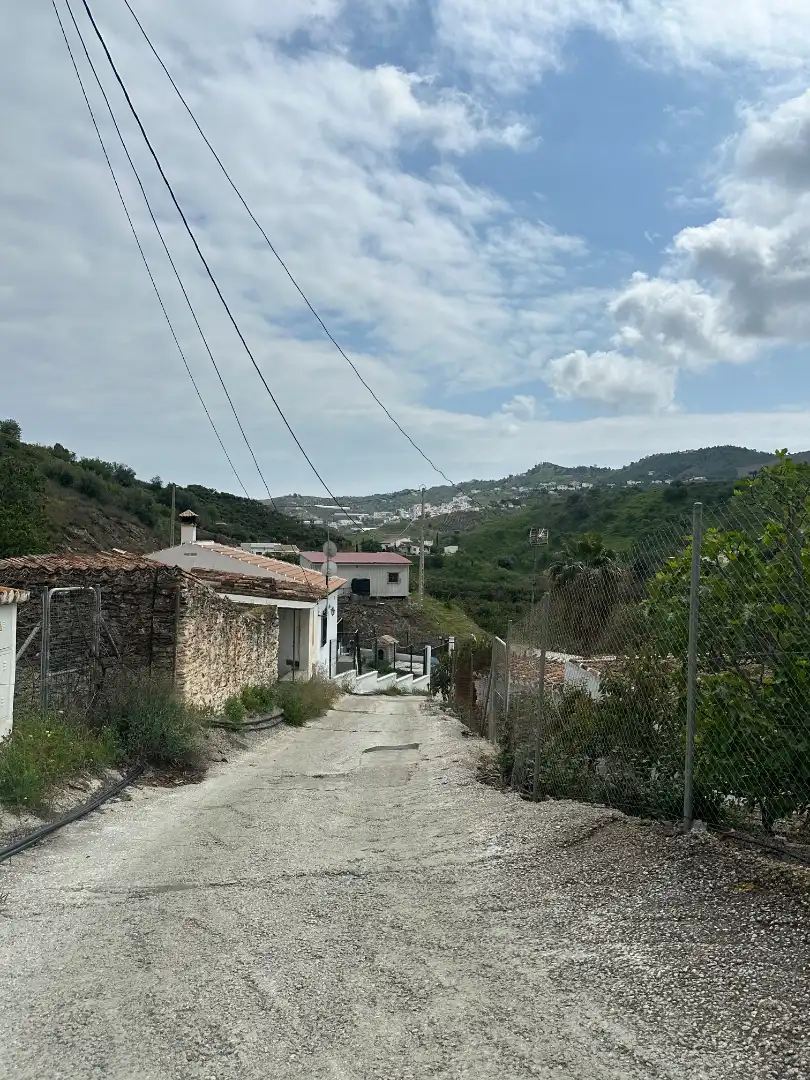 Vista exterior de Finca rústica en venda en Iznate amb Jardí privat
