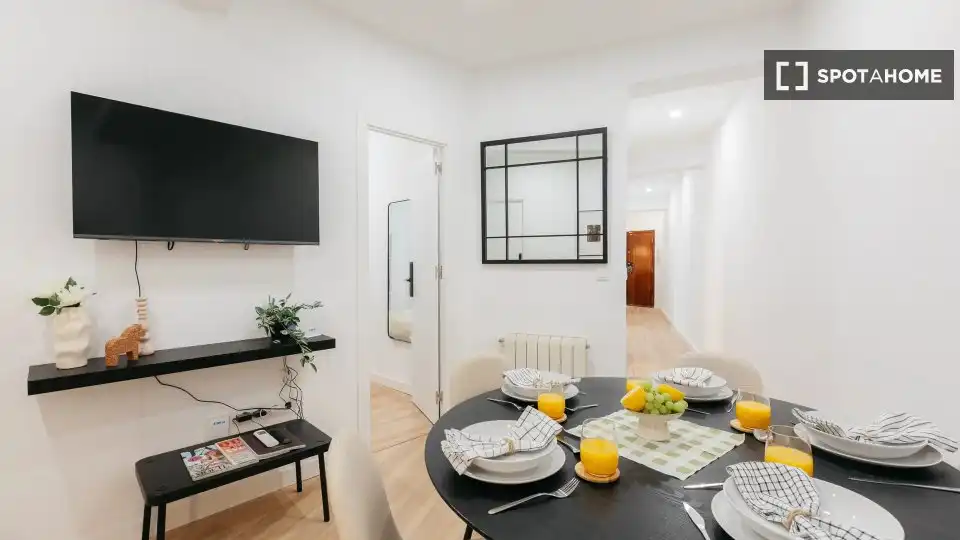 Comedor de Piso de alquiler en Valencia con Aire acondicionado, Calefacción y Amueblado