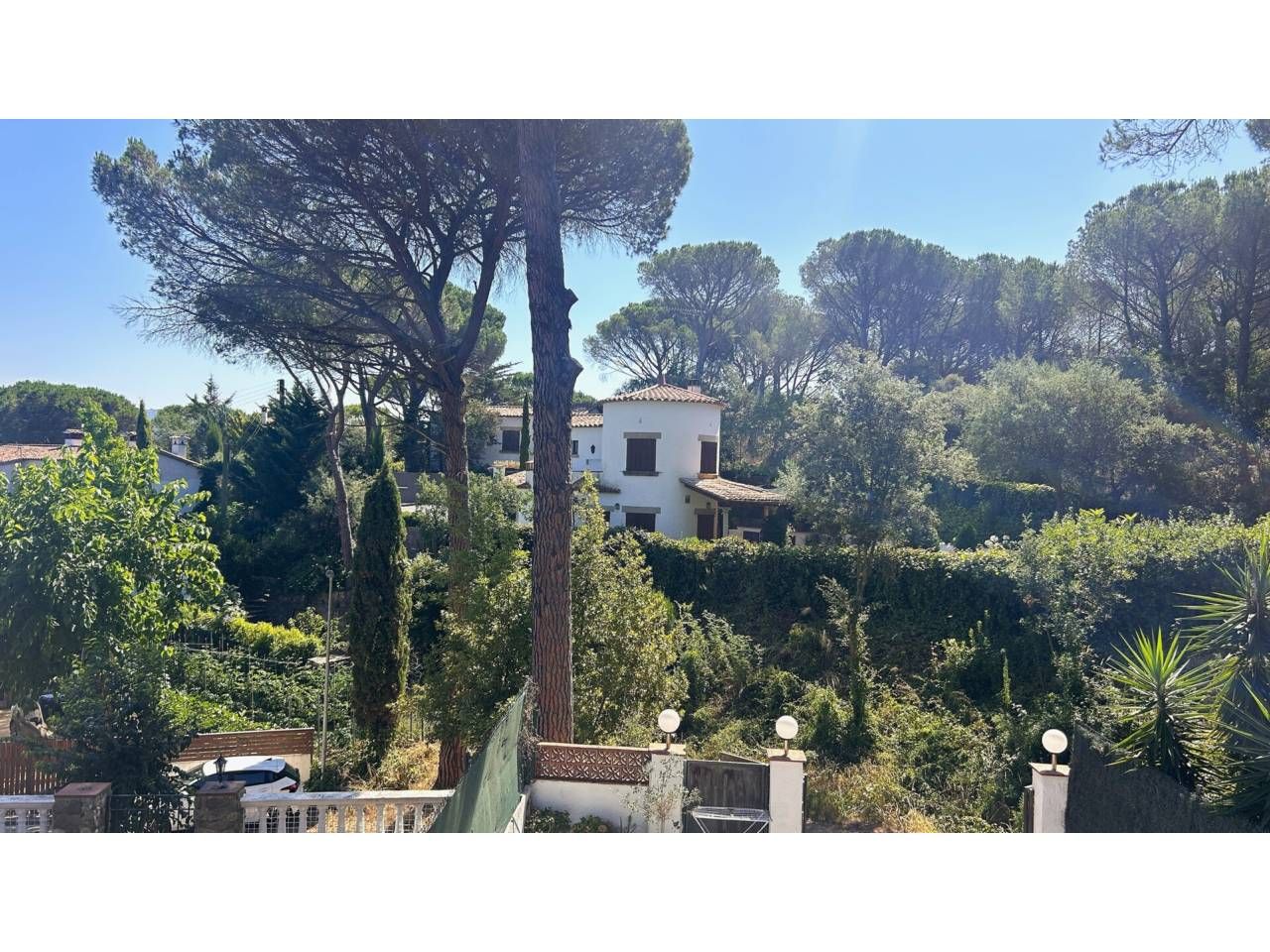 Exterior view of House or chalet for sale in Santa Cristina d'Aro  with Air Conditioner, Heating and Private garden