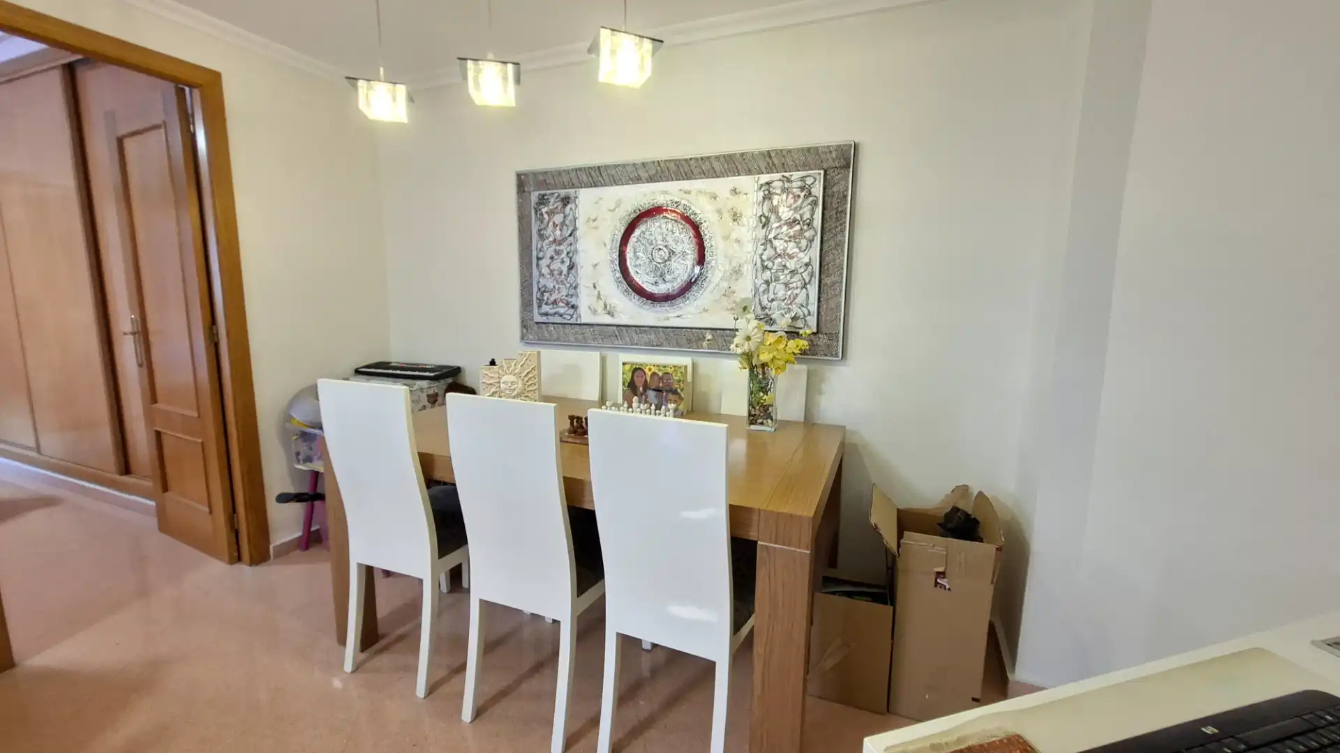 Comedor de Piso en venta en San Vicente del Raspeig / Sant Vicent del Raspeig con Aire acondicionado, Terraza y Trastero