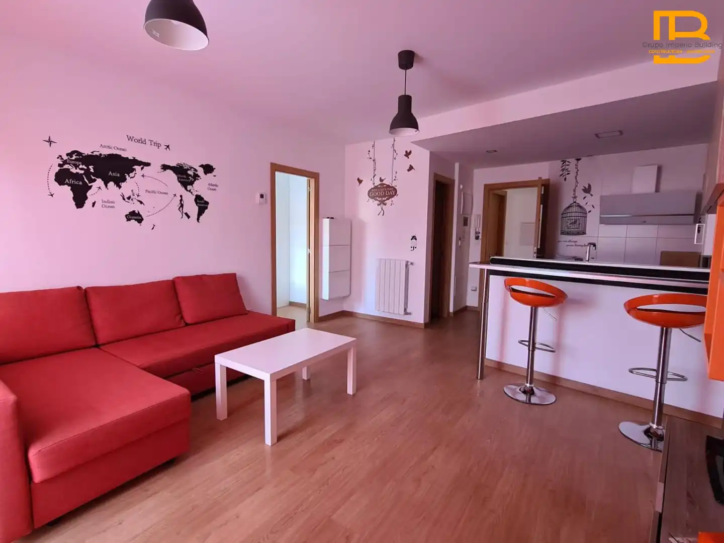 Living room of Flat for sale in Voto  with Heating, Parquet flooring and Terrace