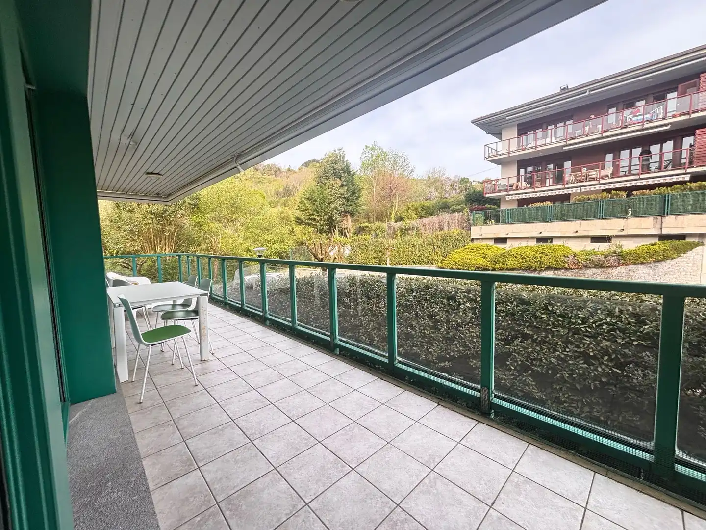 Terrasse von Wohnung zum Verkauf in Hondarribia mit Heizung, Abstellraum und Schwimmbad