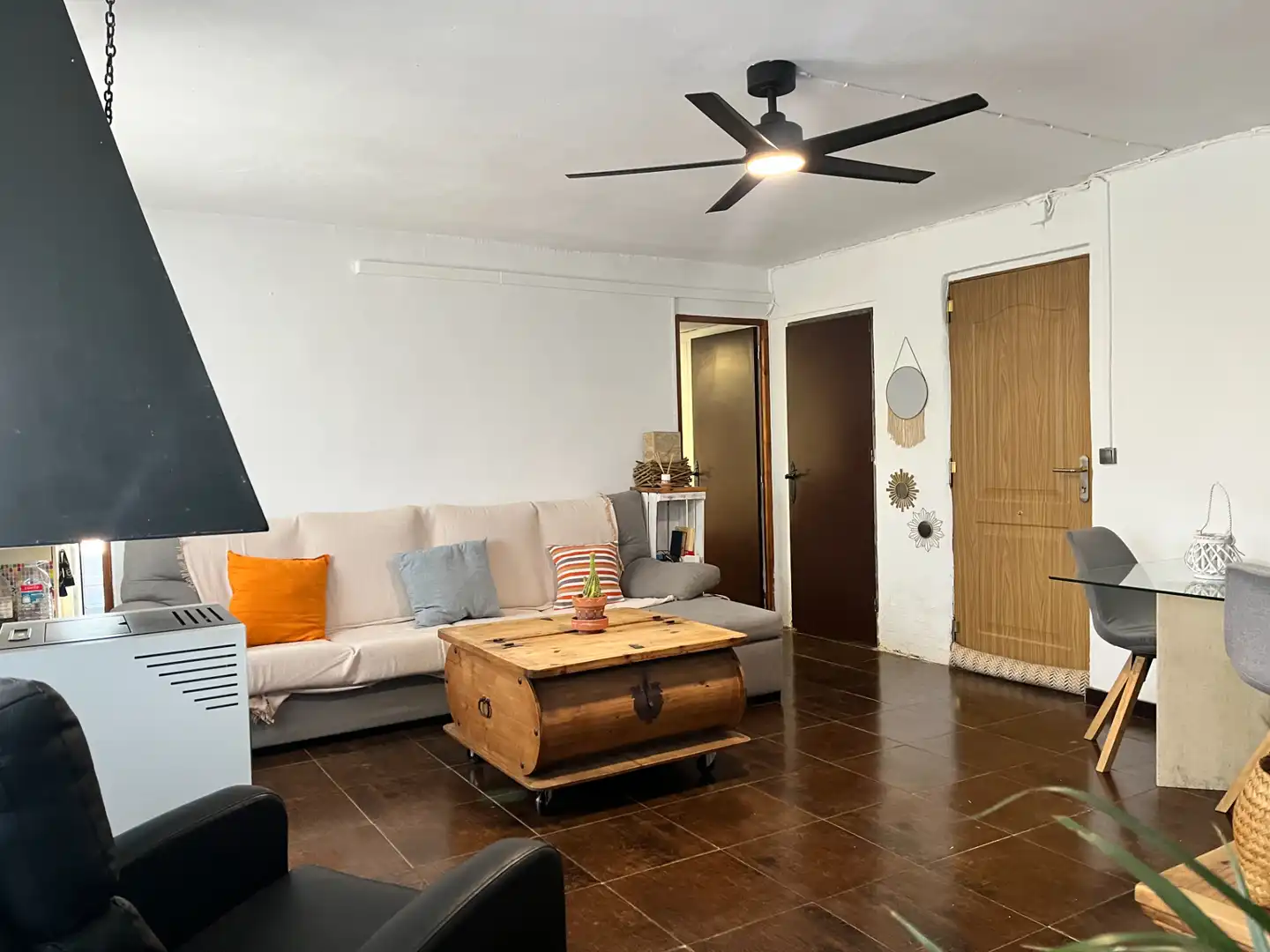 Sala de estar de Casa o chalet en venta en Pinseque con Calefacción, Jardín privado y Piscina