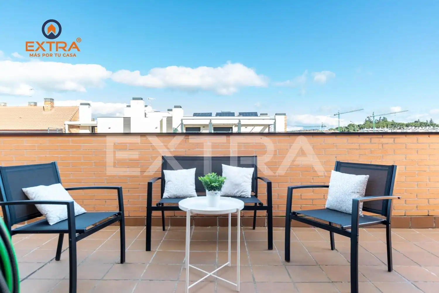 Terraza de Ático en venta en Las Rozas de Madrid con Calefacción, Jardín privado y Terraza