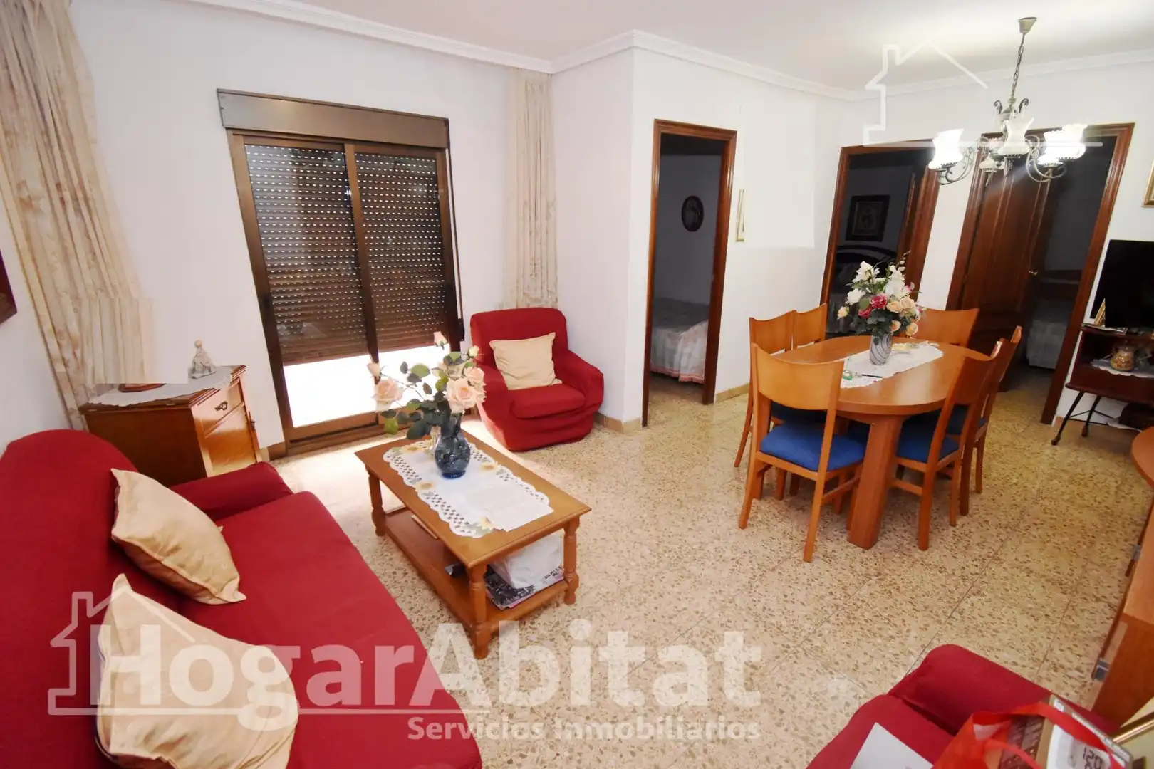 Sala de estar de Piso en venta en Castellón de la Plana / Castelló de la Plana con Terraza