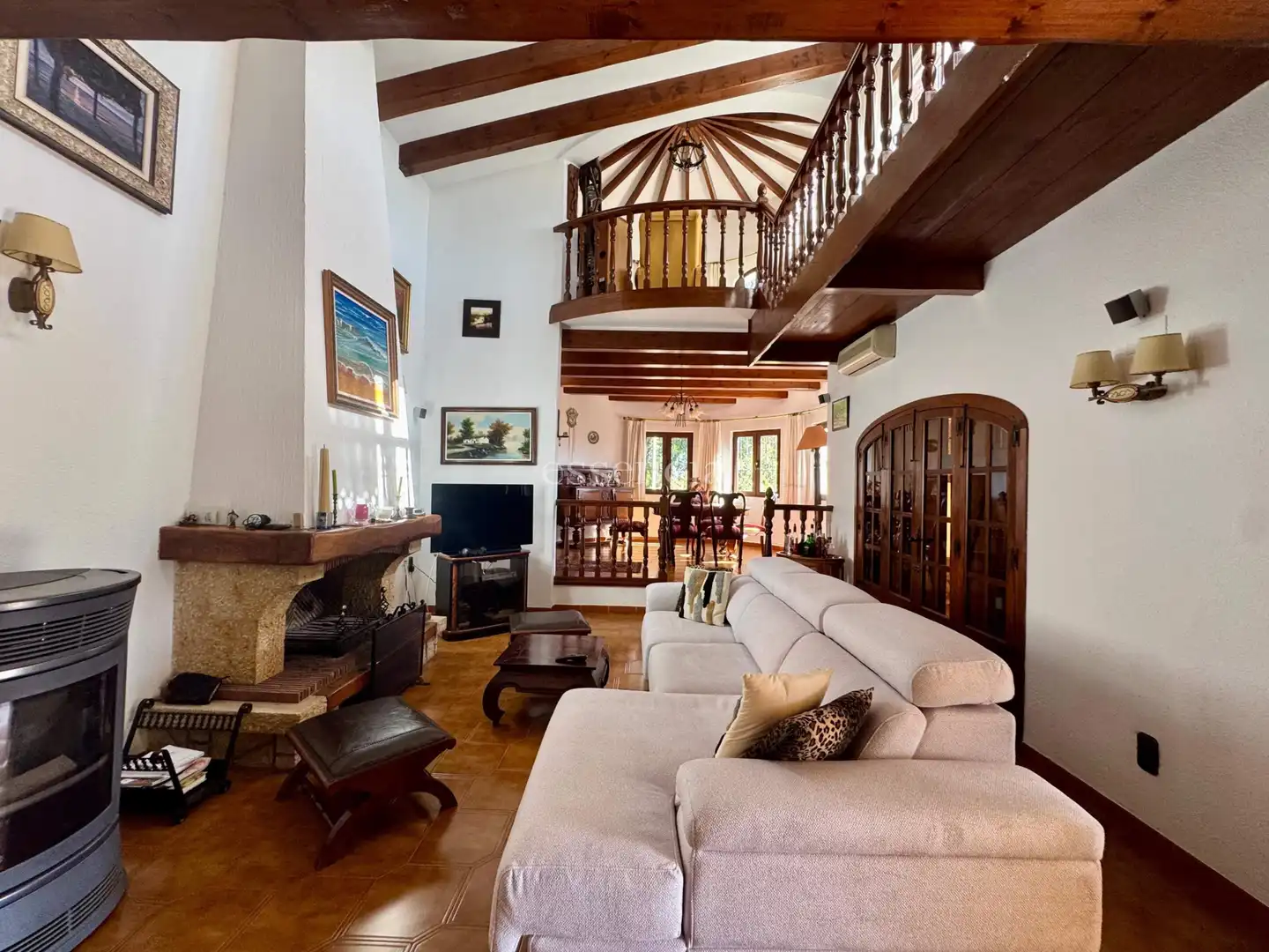 Sala de estar de Casa o chalet en venta en Beniarjó con Terraza, Trastero y Piscina comunitaria