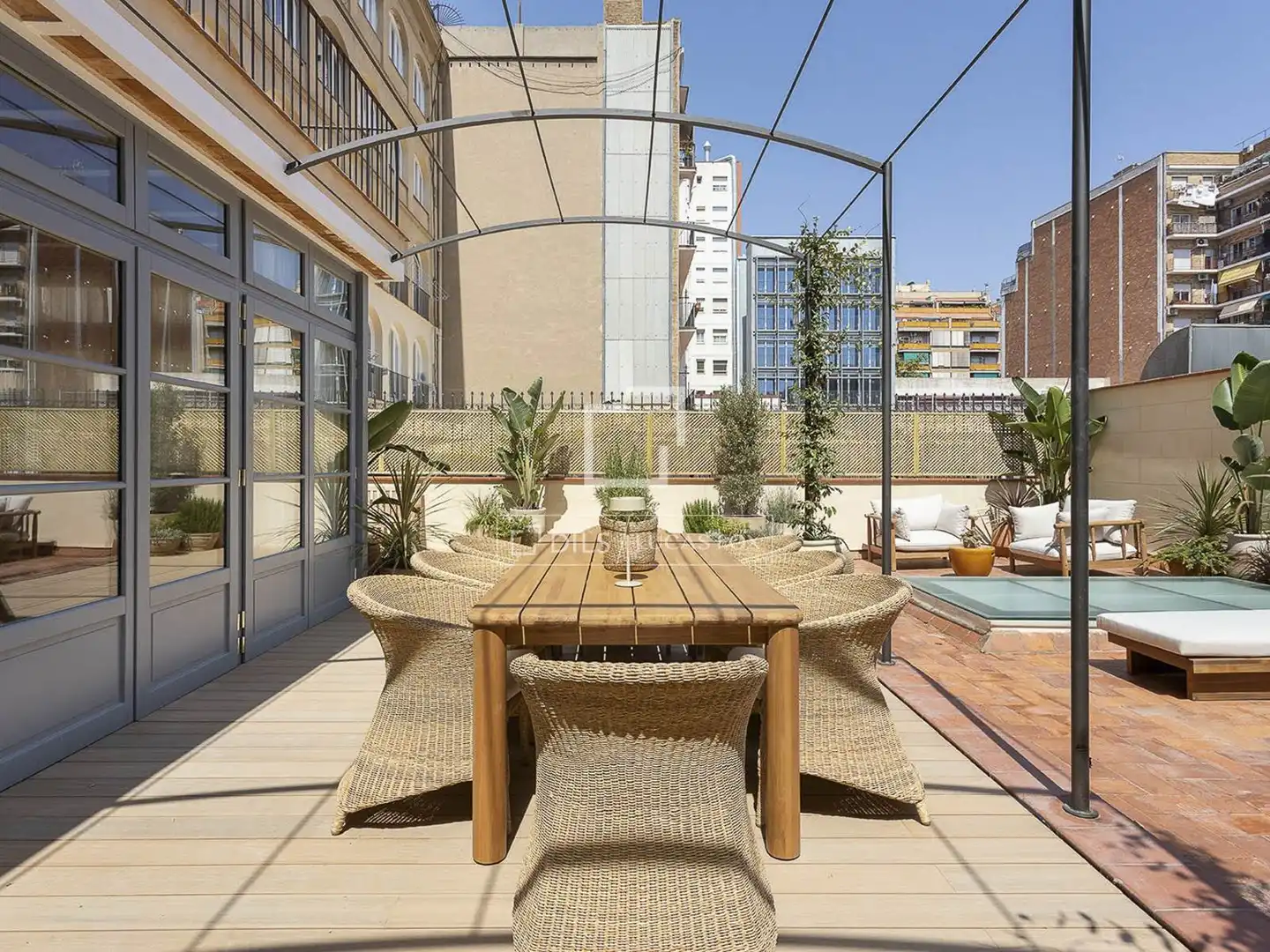 Terrace of Flat for sale in Barcelona  with Air Conditioner, Heating and Parquet flooring