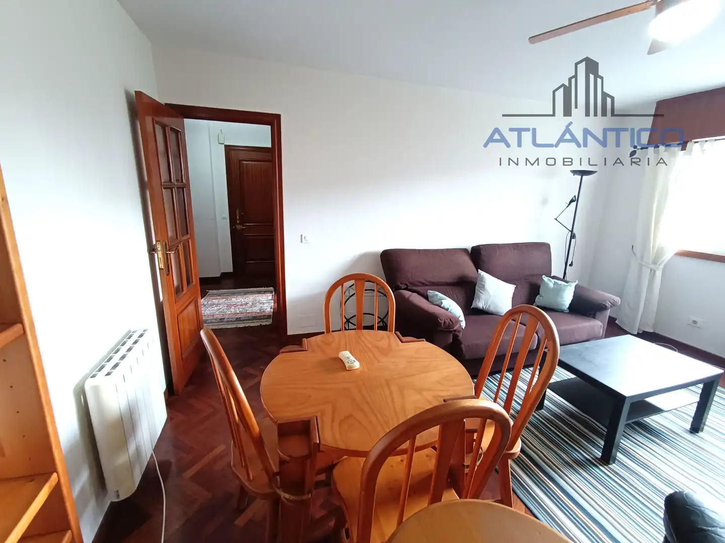Sala de estar de Apartamento en venta en A Coruña Capital  con Calefacción, Trastero y Amueblado
