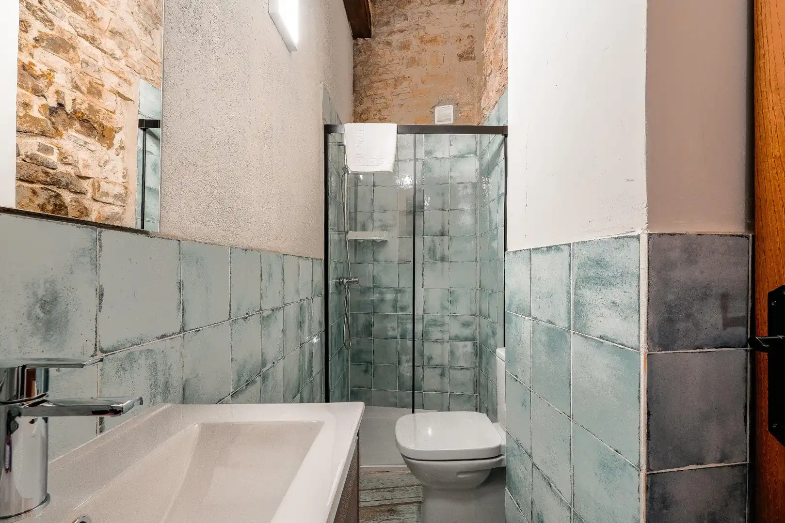 Baño de Casa o chalet en venta en Ribera d'Ondara con Aire acondicionado, Calefacción y Terraza