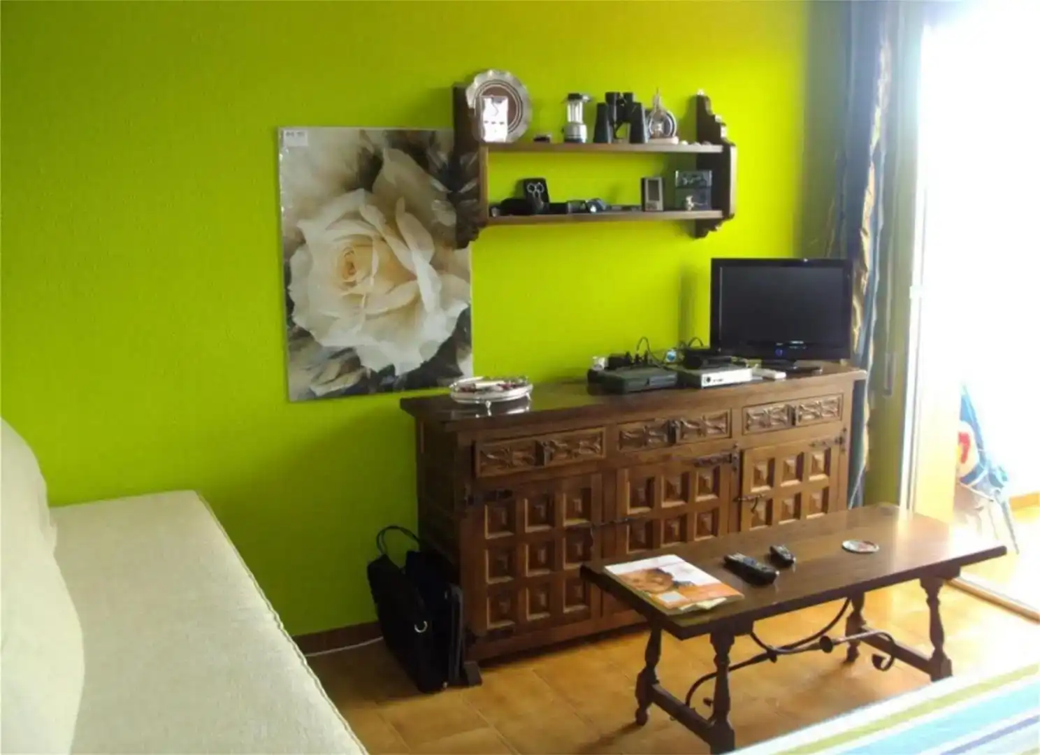 Living room of Study for rent in Peñíscola / Peníscola  with Air Conditioner, Furnished and Washing machine