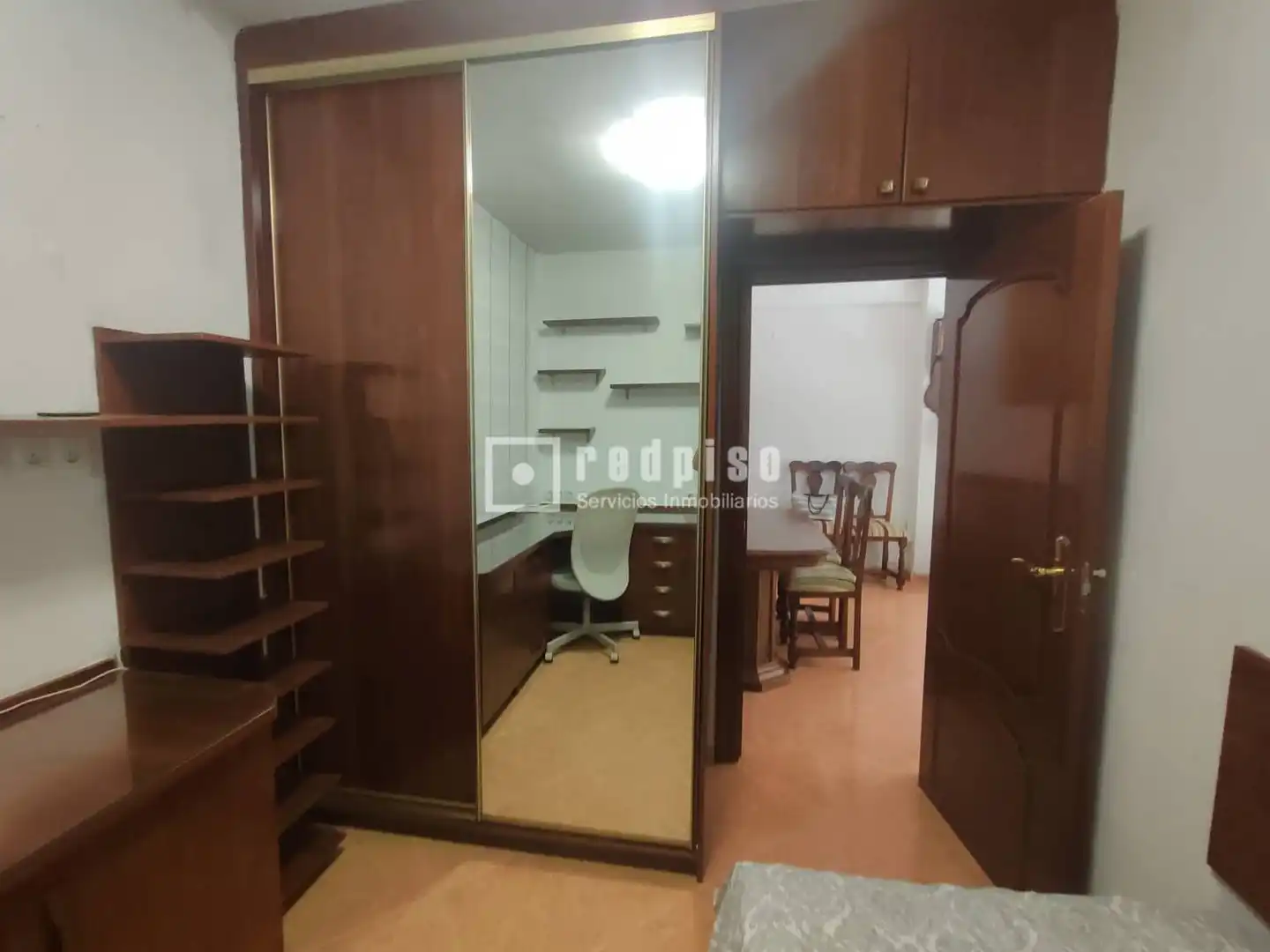 Schlafzimmer von Wohnung zur Miete in Málaga mit Klimaanlage, Heizung und Möbliert