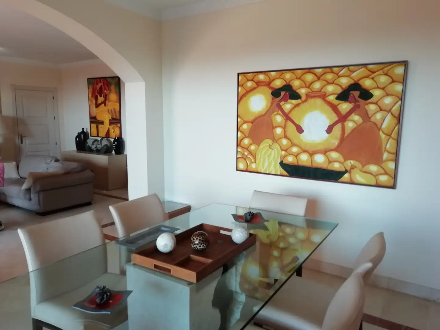 Esszimmer von Maisonette zum Verkauf in Marbella mit Klimaanlage, Terrasse und Abstellraum