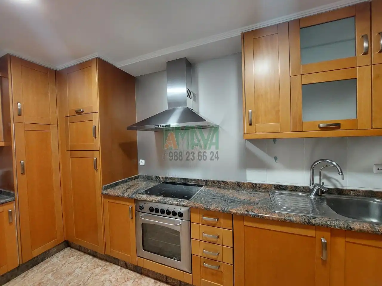 Kitchen of Flat for sale in Ourense Capital   with Heating and Parquet flooring