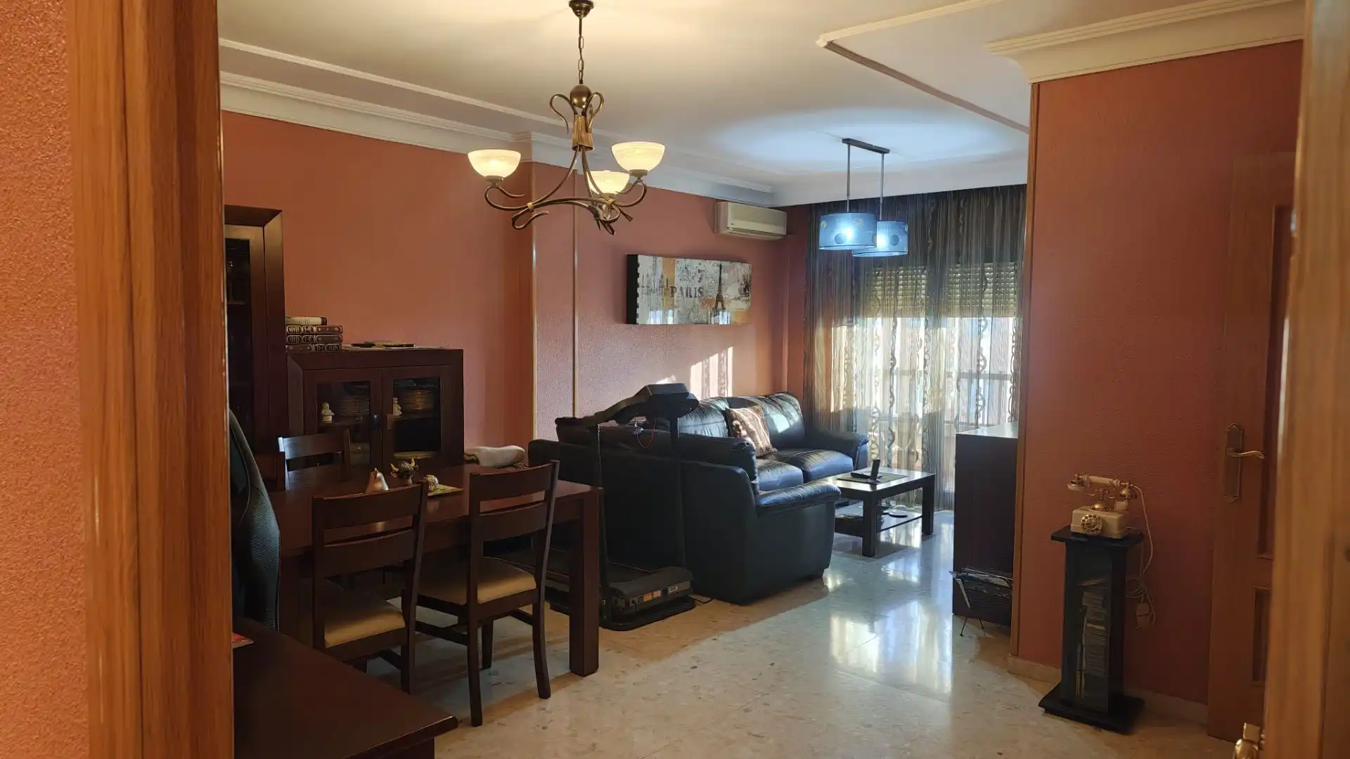 Sala de estar de Piso en venta en Argamasilla de Calatrava con Aire acondicionado, Calefacción y Terraza