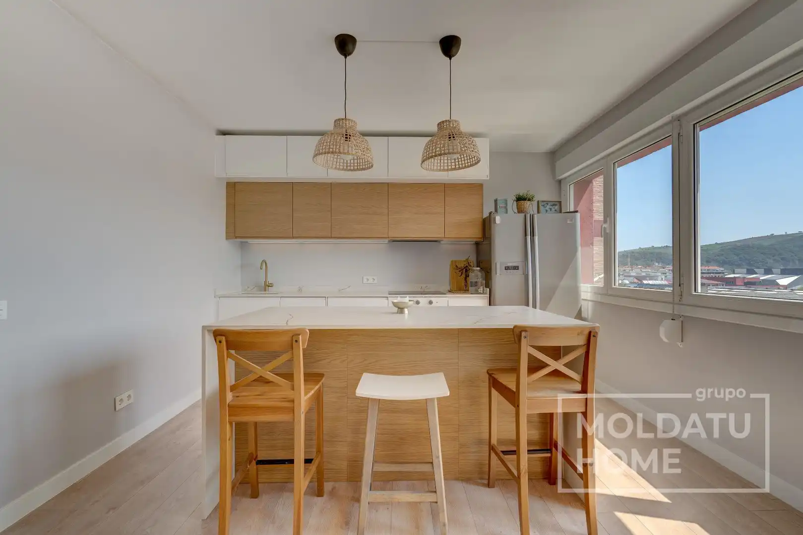Küche von Wohnung zum Verkauf in Zumaia mit Terrasse