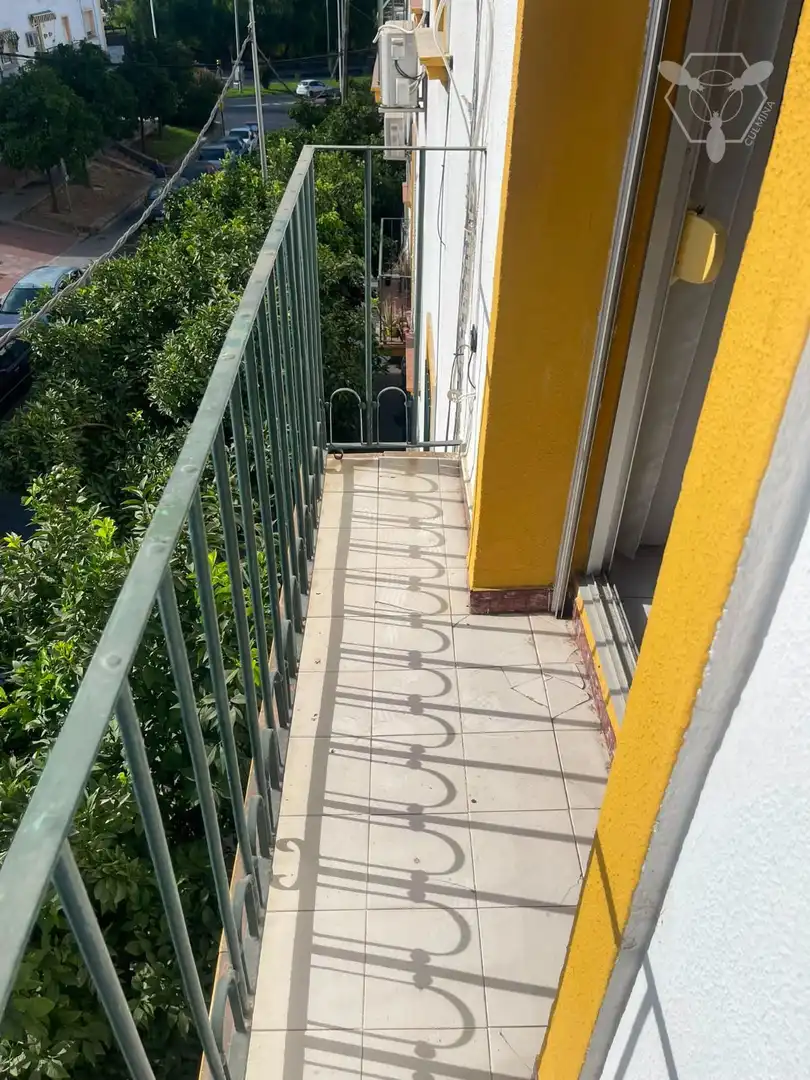 Balcony of Flat for sale in Huelva  with Terrace and Furnished