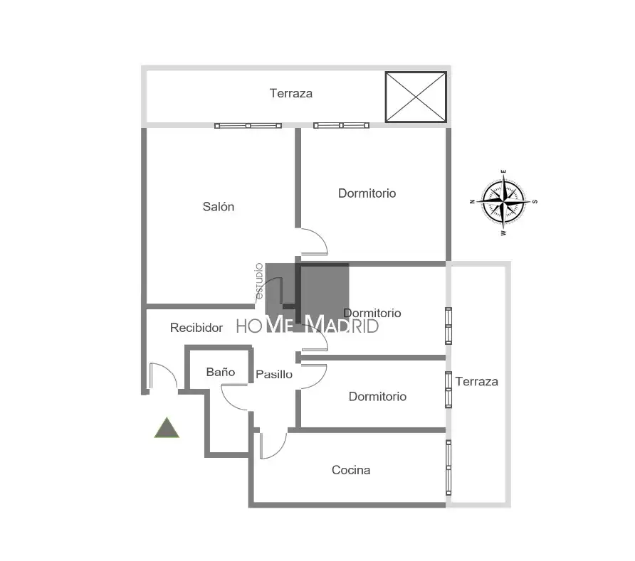 Flat for sale in Madrid  with Air Conditioner and Terrace
