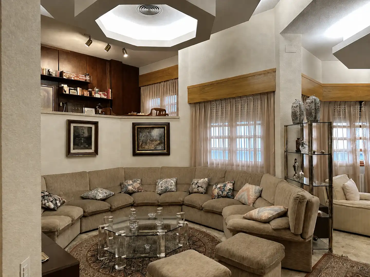 Sala de estar de Finca rústica en venta en Aielo de Malferit con Aire acondicionado, Calefacción y Trastero