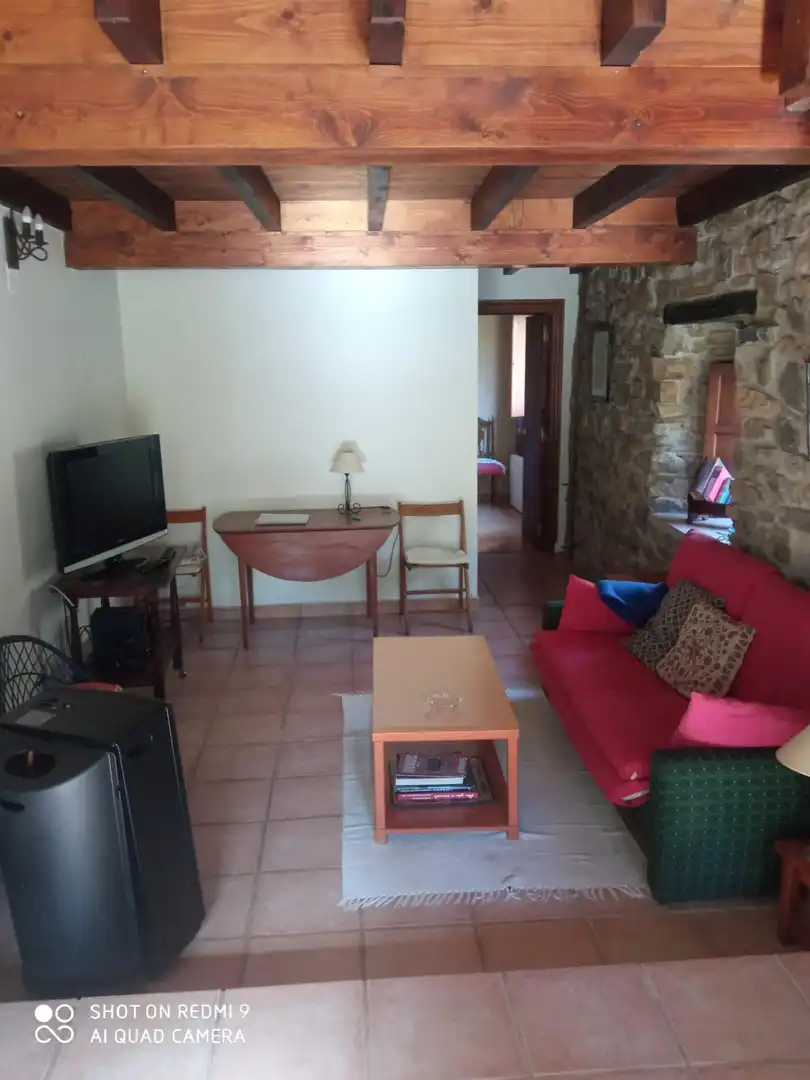 Sala d'estar de Casa o xalet en venda en Pesaguero amb Calefacció, Terrassa i Moblat