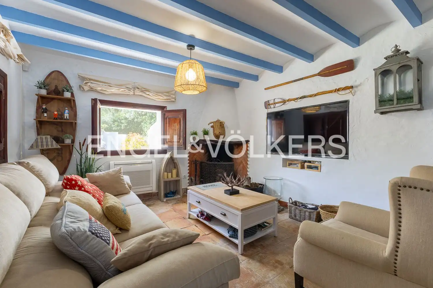 Sala de estar de Casa o chalet de alquiler en Jávea / Xàbia con Aire acondicionado, Calefacción y Terraza