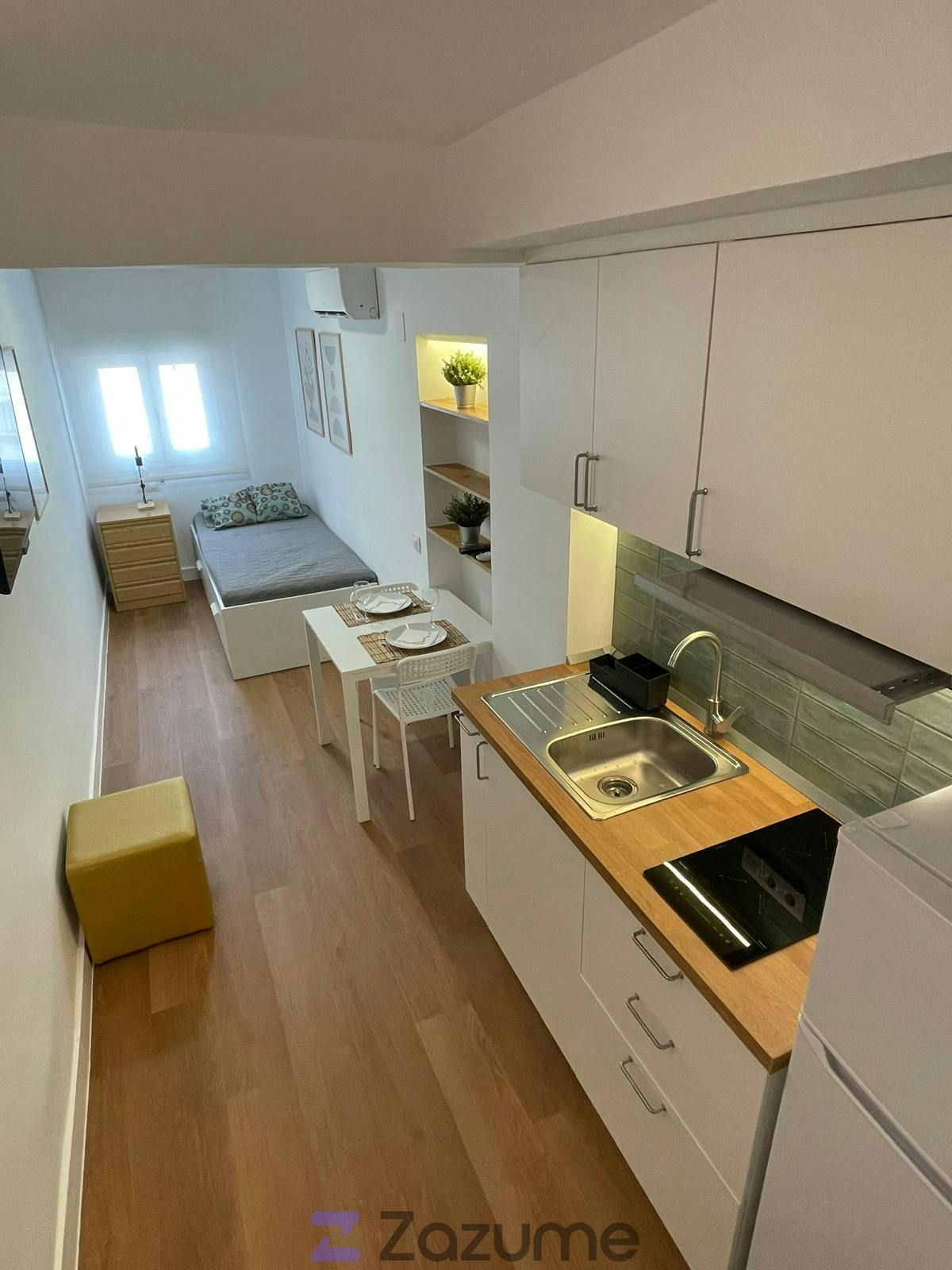 Bedroom of Flat to share in  Madrid Capital  with Air Conditioner, Heating and Furnished