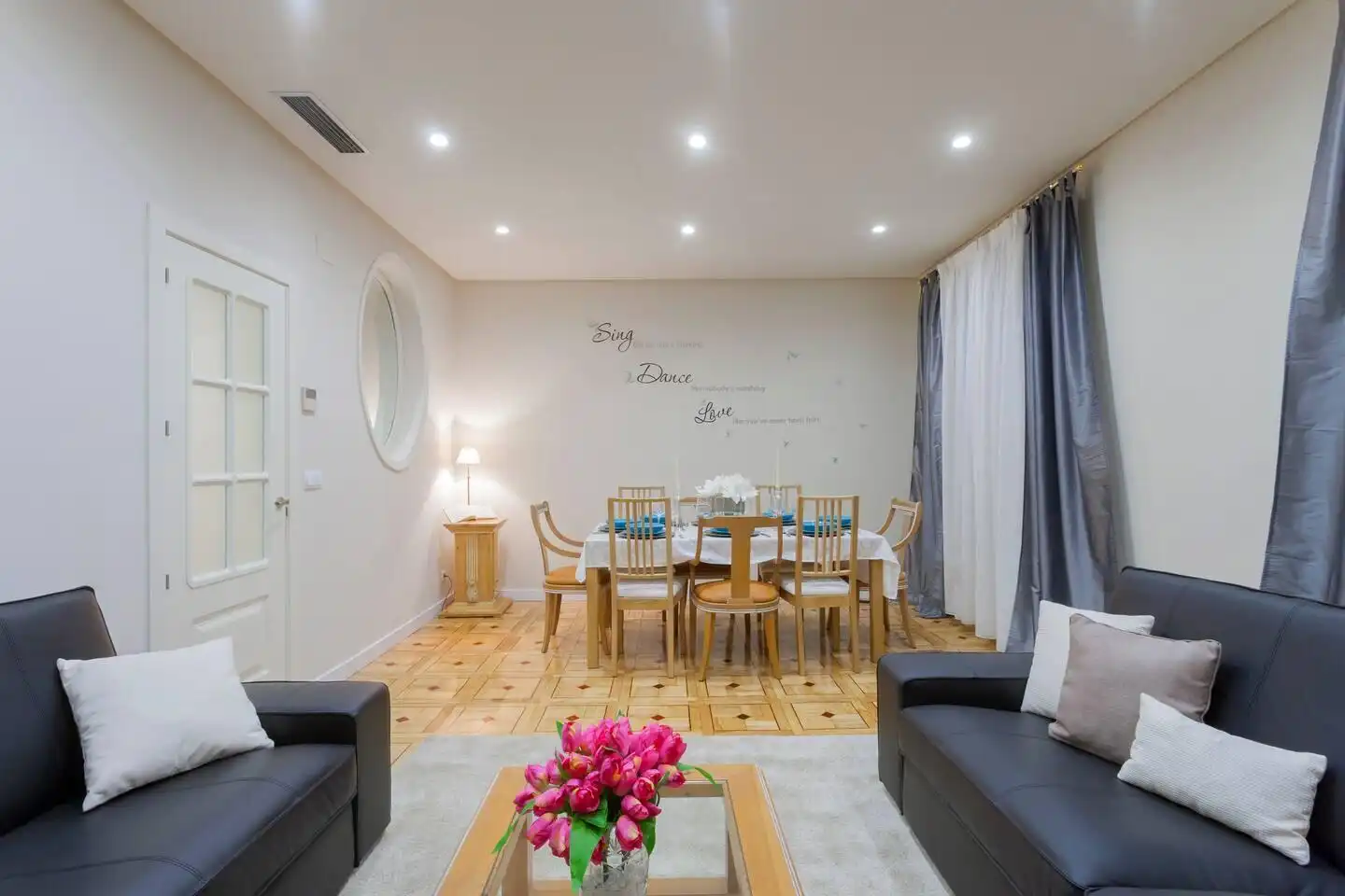 Dining room of Apartments for rent in Málaga  with Air Conditioner, Furnished and Internet