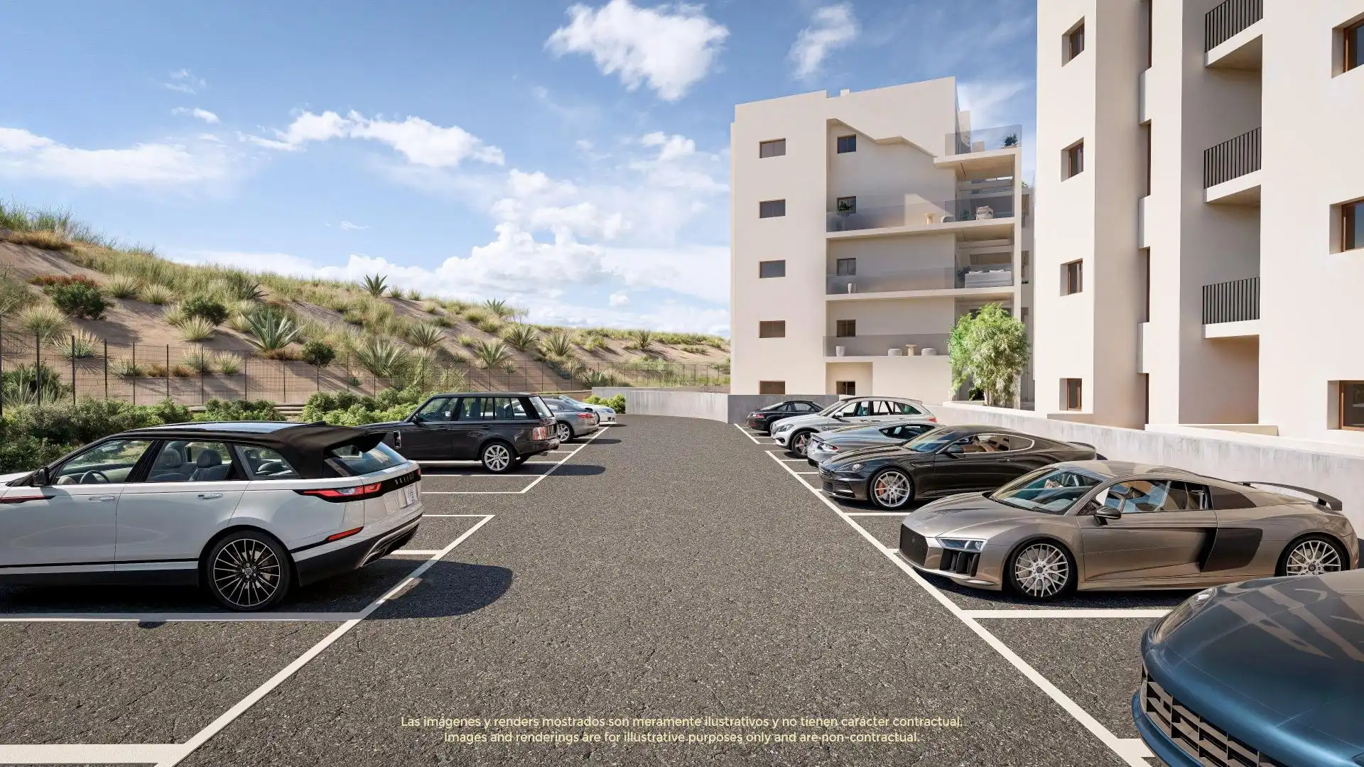 Parking de Apartamento en venta en Murcia con Aire acondicionado, Calefacción y Jardín privado
