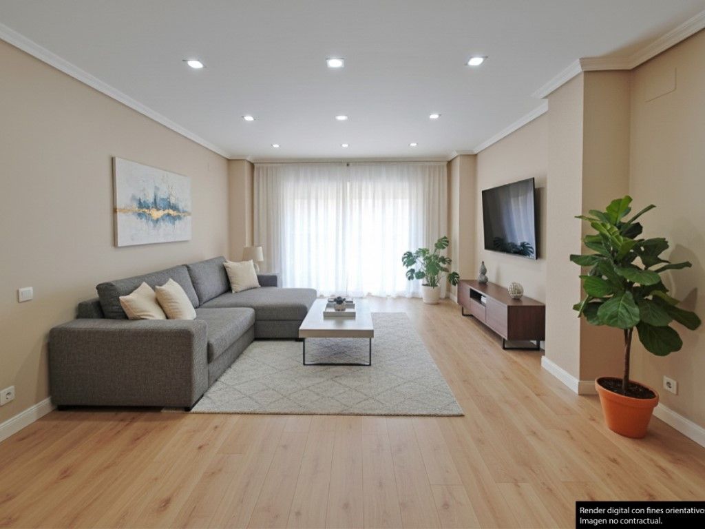 Living room of Flat for sale in  Tarragona Capital  with Heating, Terrace and Balcony
