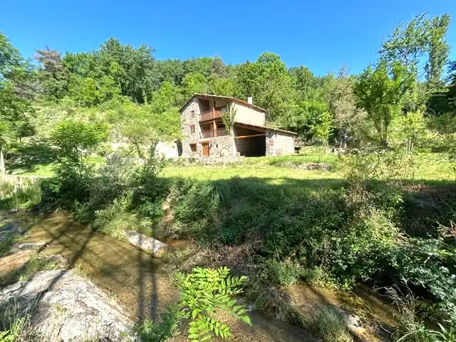 Vista exterior de Finca rústica en venda en Borredà amb Calefacció, Jardí privat i Terrassa