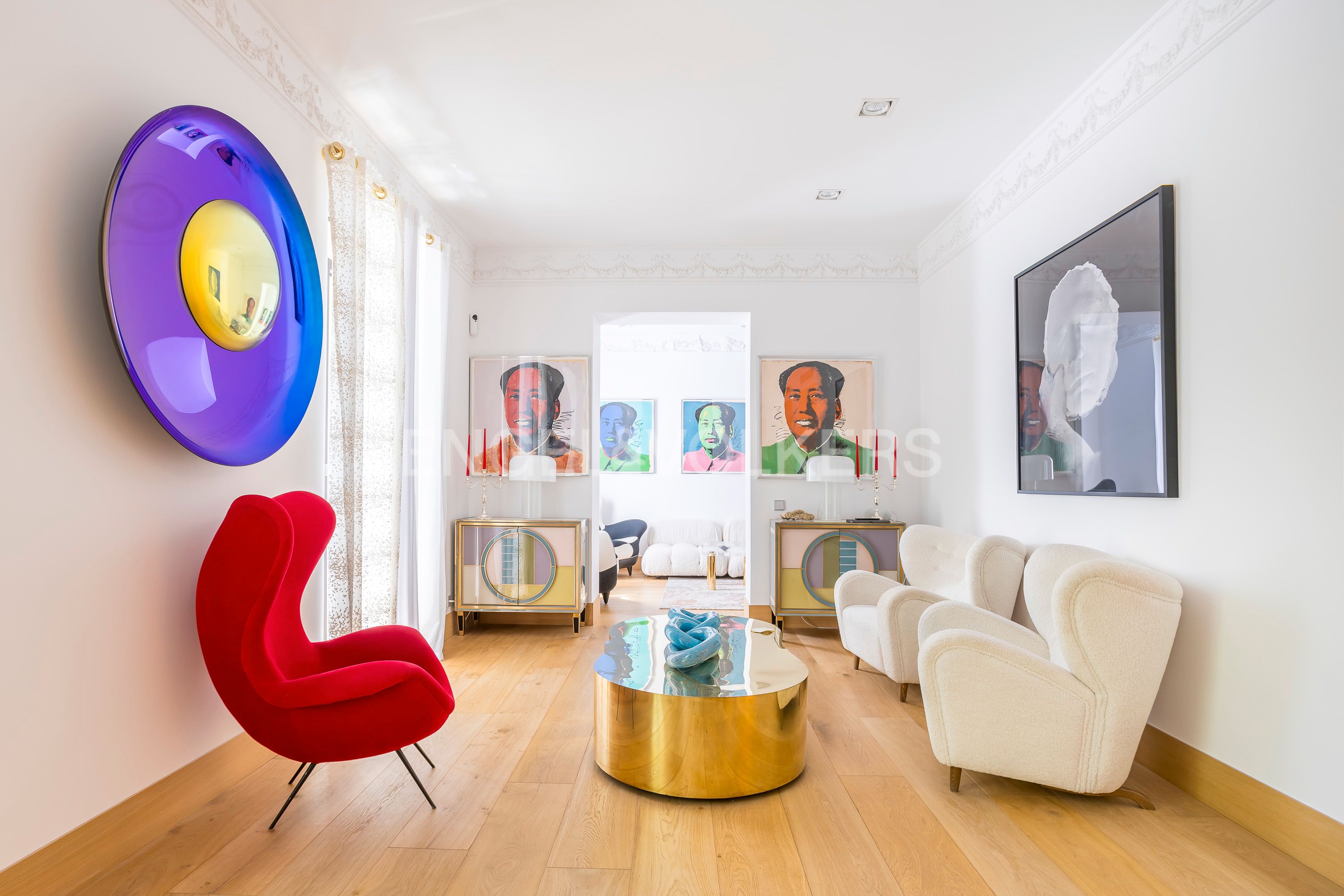 Living room of Duplex for sale in  Madrid Capital  with Air Conditioner, Heating and Private garden