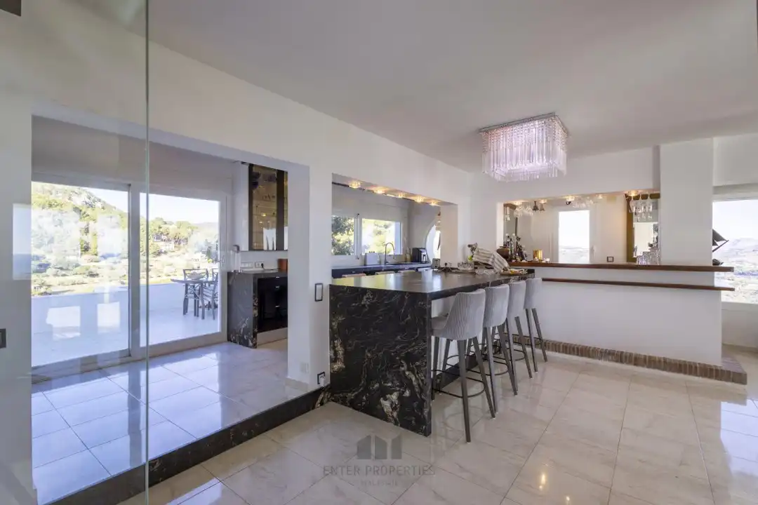 Kitchen of Flat for rent in Calpe / Calp  with Air Conditioner, Heating and Terrace