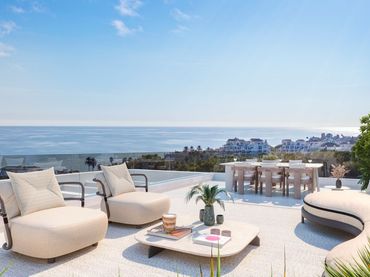 Appartement compact avec piscine à vendre à Estepona Pueblo