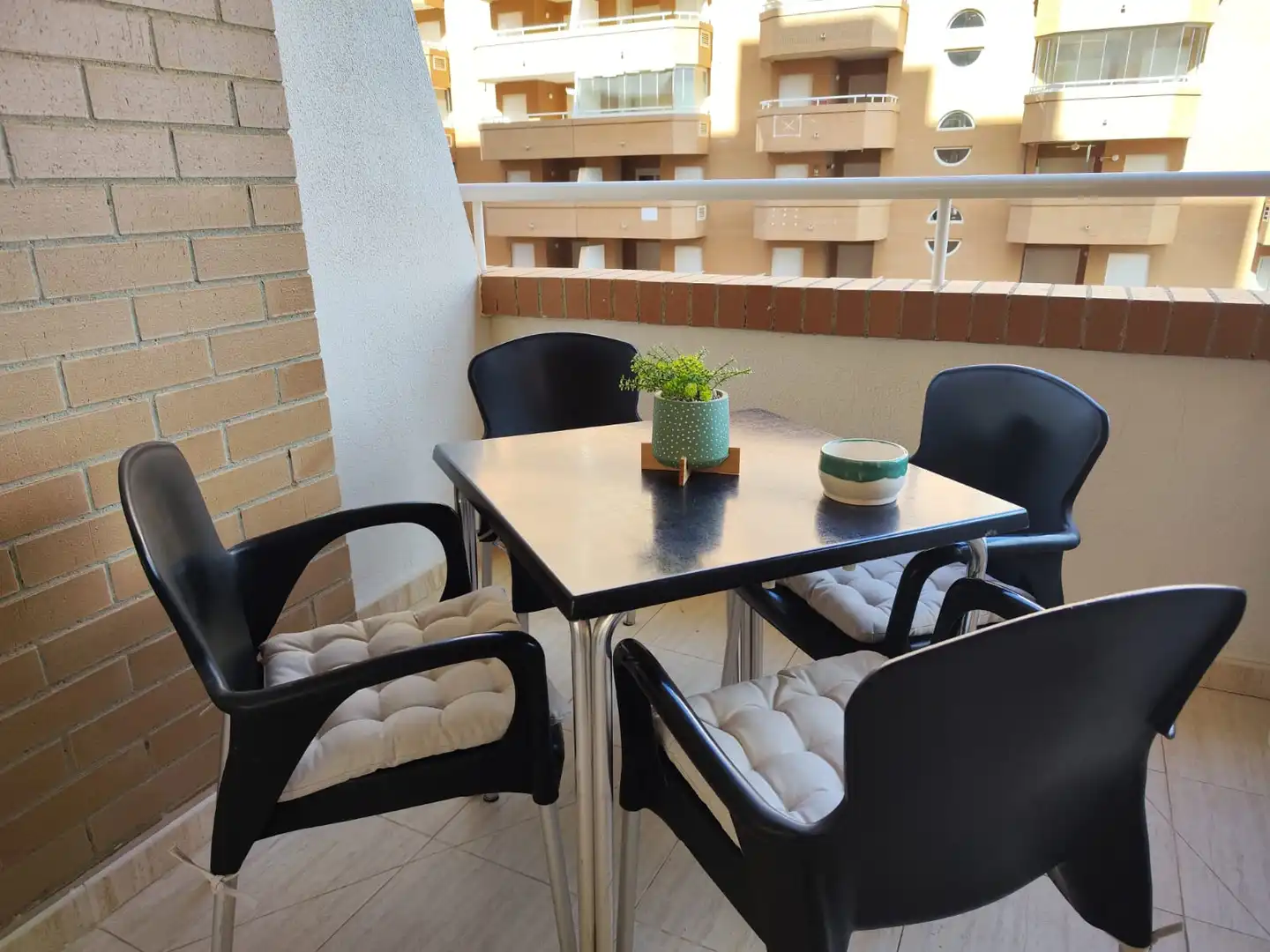 Terraza de Apartamento de alquiler en Oropesa del Mar / Orpesa con Aire acondicionado, Terraza y Amueblado