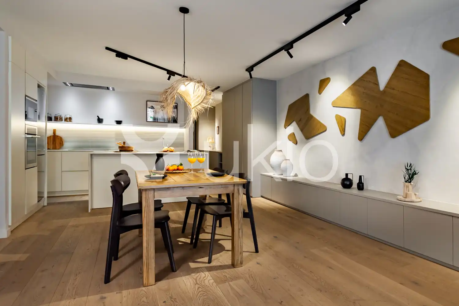 Menjador de Apartament de lloguer en Barcelona amb Aire condicionat, Calefacció i Terrassa