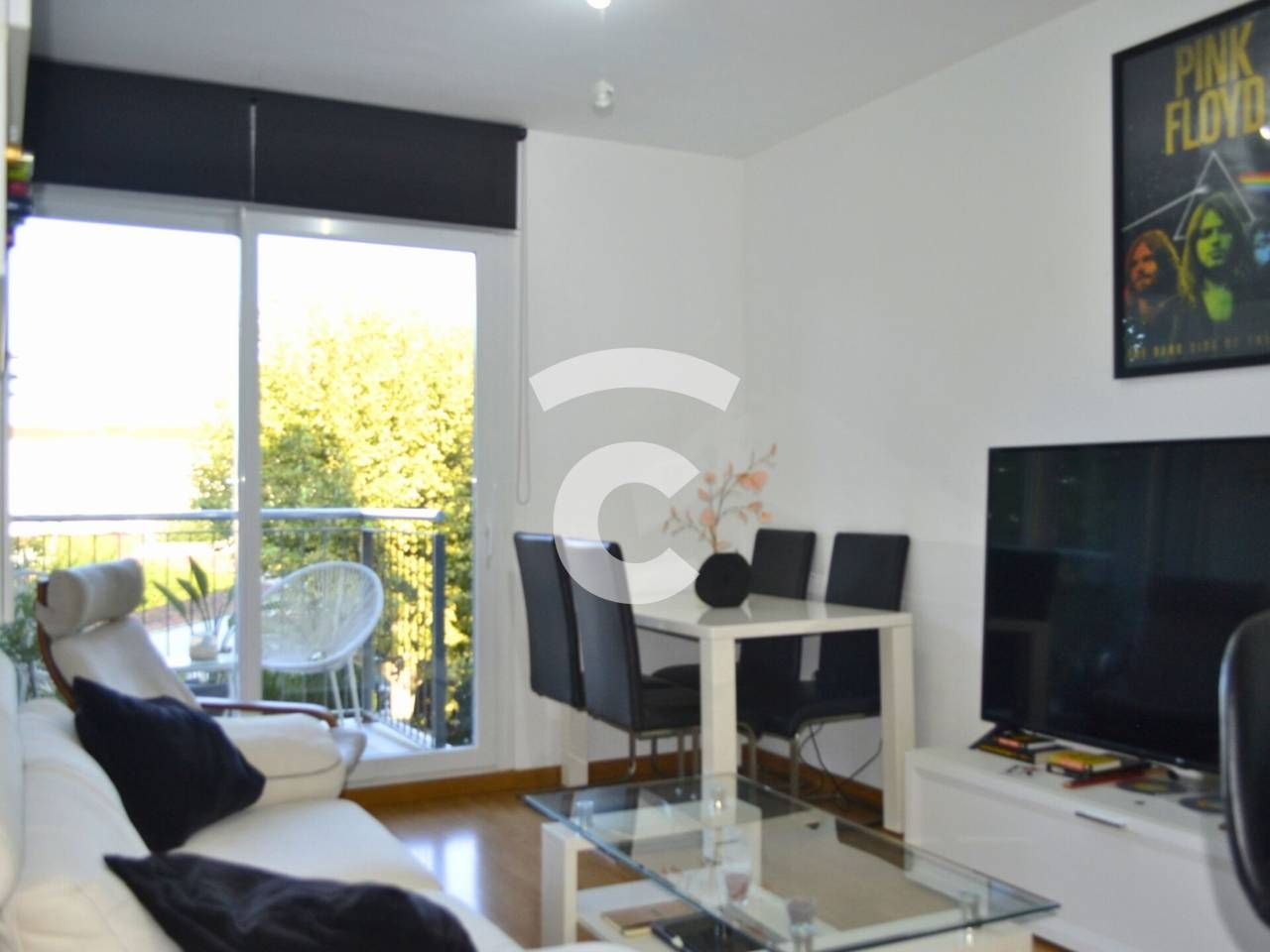 Sala de estar de Piso en venta en Empuriabrava con Aire acondicionado, Parquet y Terraza