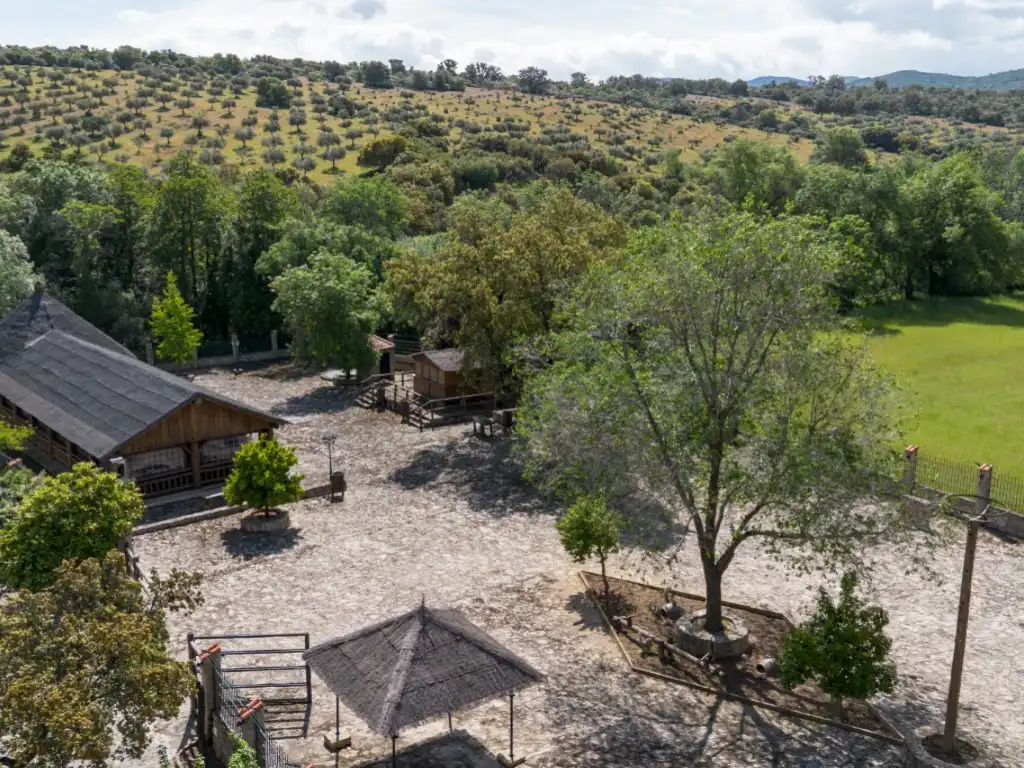 Vista exterior de Casa o chalet en venta en Espinoso del Rey con Terraza, Piscina y Amueblado