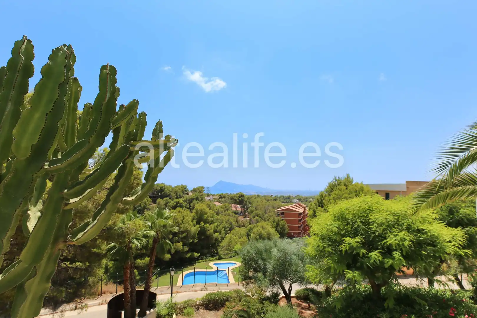 Jardí de Apartament en venda en Altea amb Aire condicionat, Terrassa i Forn