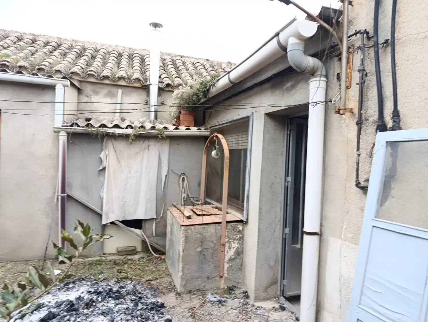 Vista exterior de Casa o chalet en venta en Mascaraque con Amueblado