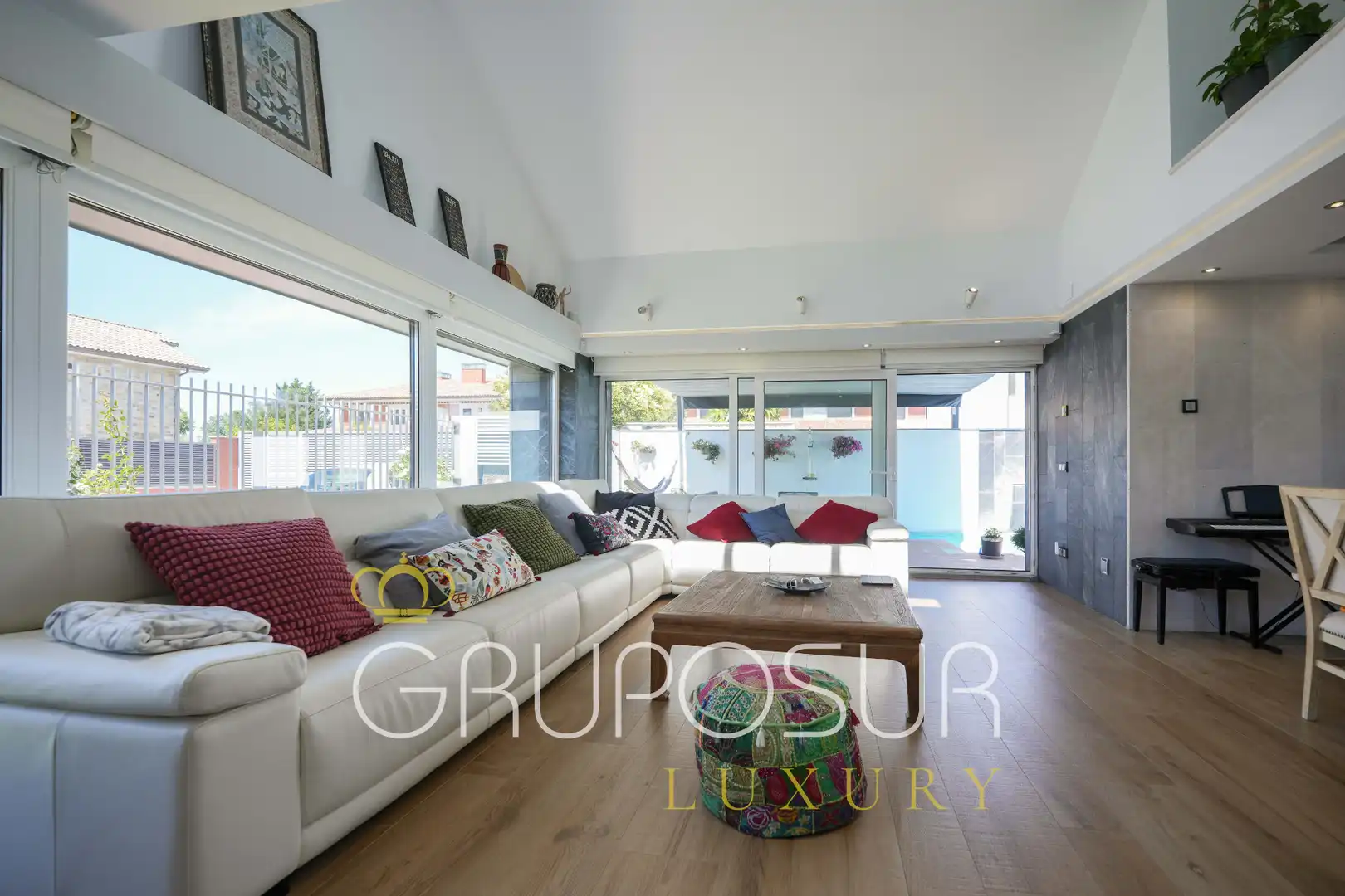 Sala de estar de Casa o chalet en venta en Valladolid con Aire acondicionado, Calefacción y Jardín privado