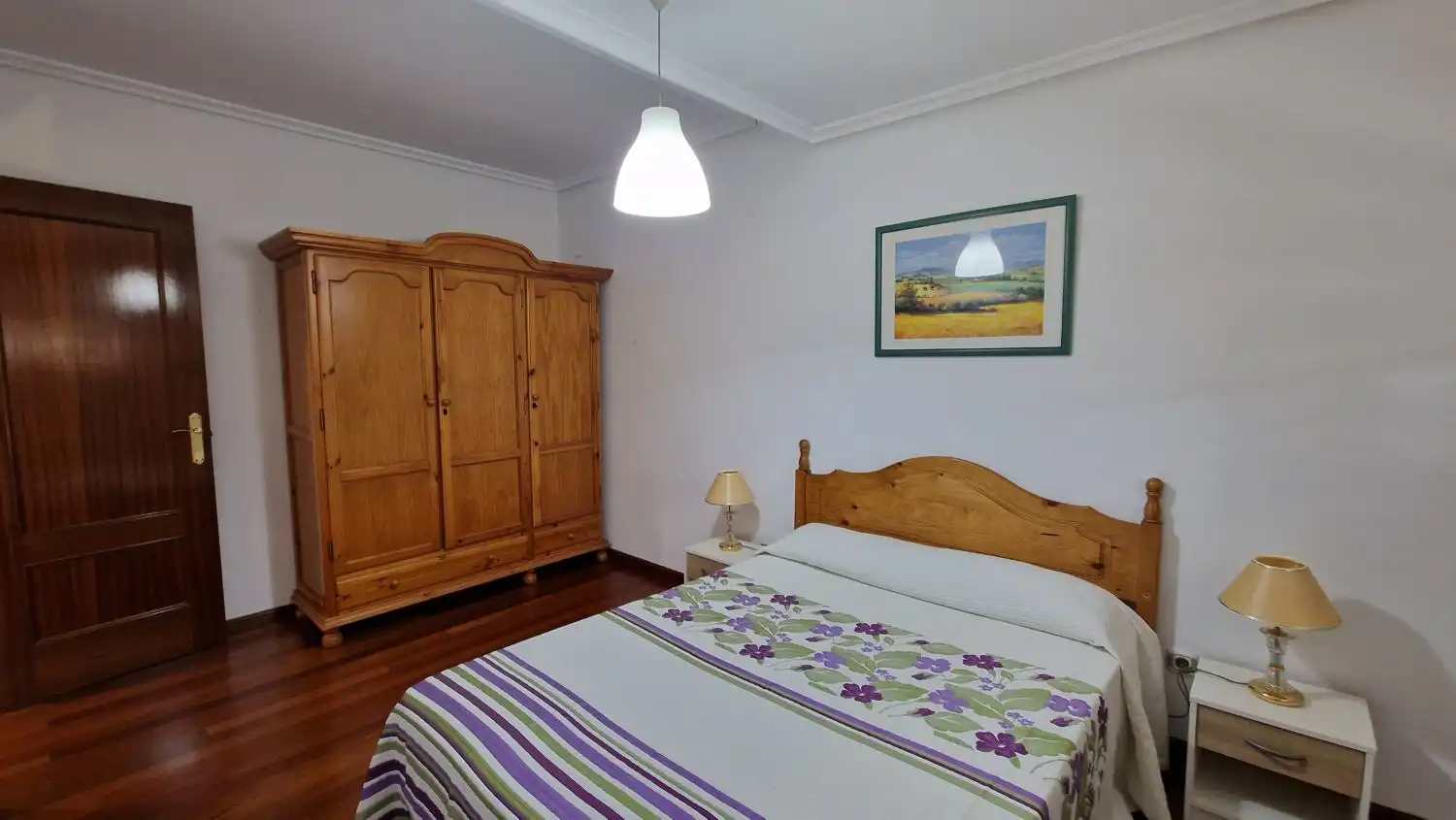 Bedroom of Flat for rent in Torrelavega   with Heating, Terrace and Furnished