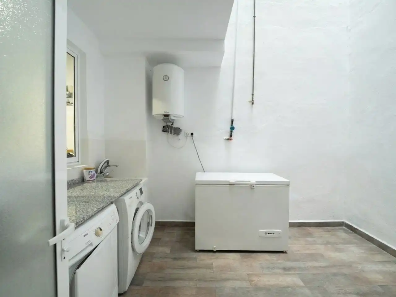 Cocina de Piso en venta en Carlet con Jardín privado, Terraza y Amueblado