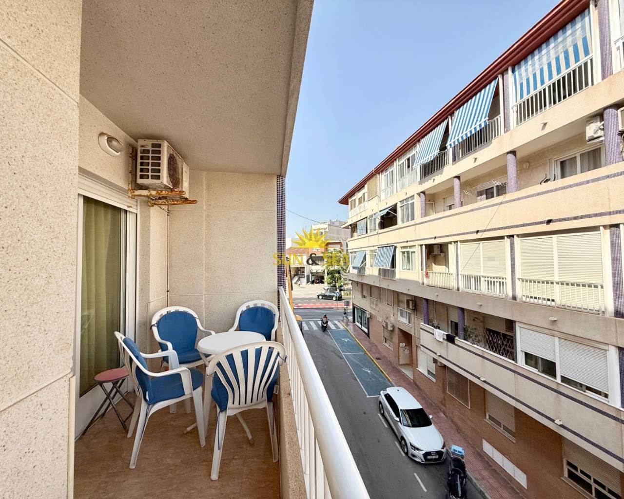 Balcony of Apartment to rent in Guardamar del Segura  with Air Conditioner, Heating and Furnished