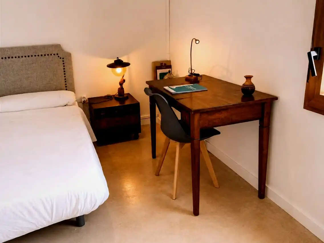 Bedroom of Flat for rent in Almenara  with Air Conditioner, Heating and Furnished