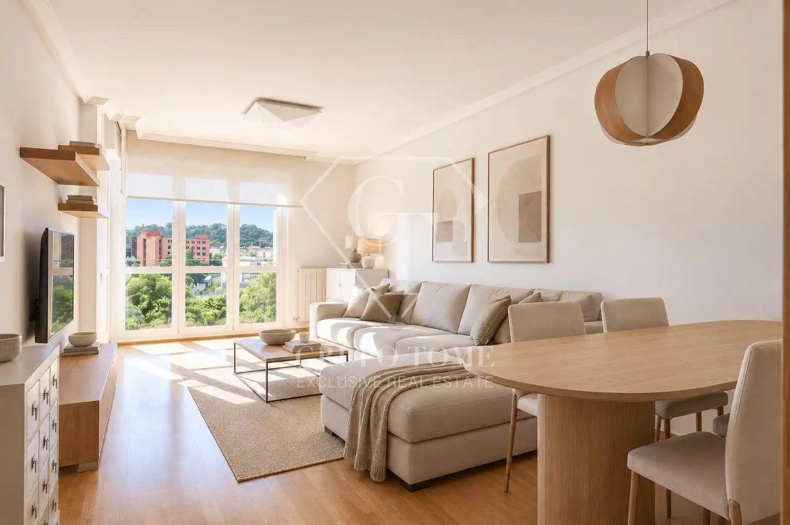 Sala d'estar de Pis en venda en Donostia - San Sebastián  amb Aire condicionat, Calefacció i Terrassa